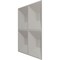 Ekena Millwork 11 7/8in. W x 11 7/8in. H Swindon EnduraWall Decorative 3D Wall Panel Covers 0.98 Sq. Ft. WP12X12SWAMB - alternate 4